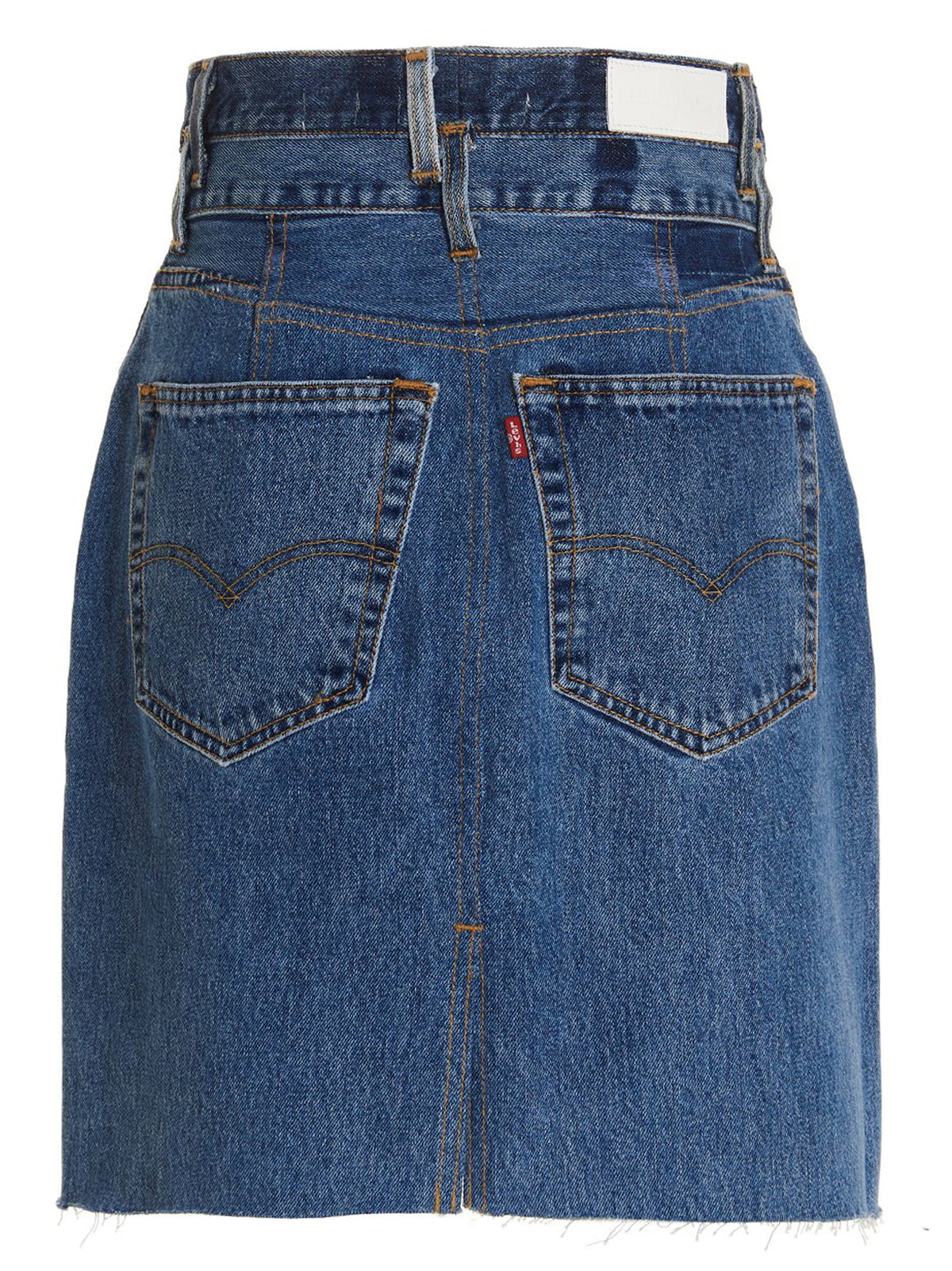 Re/Done Double Waisted Pencil Re Done X Levis Skirt