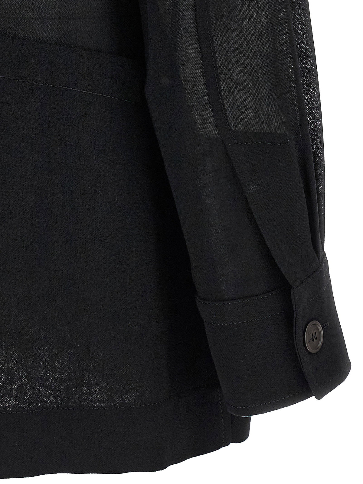 Ferragamo Semi-sheer Wool Jacket