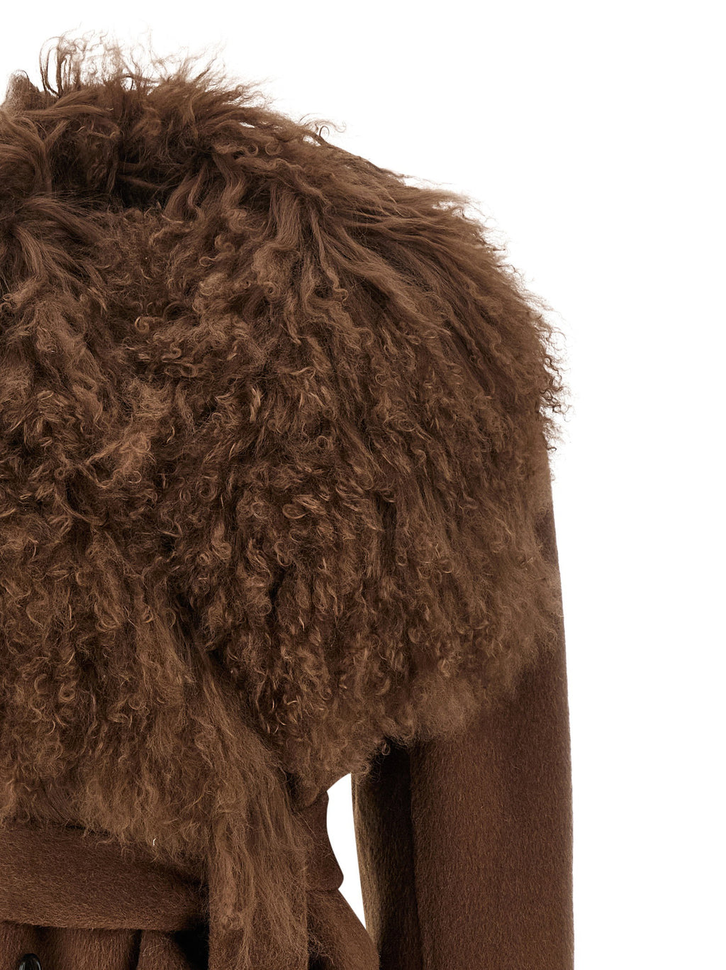 Giuseppe Di Morabito Shearling Neck Coat Giuseppe Di Morabito
