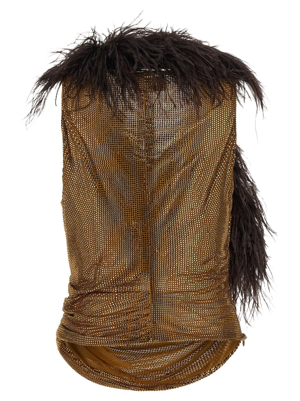 Giuseppe Di Morabito Mesh And Feather Top