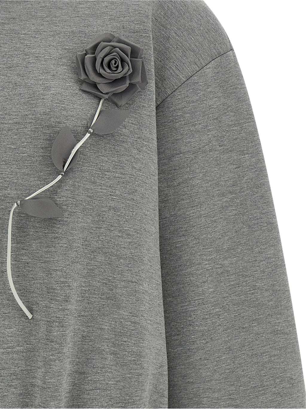 Giuseppe Di Morabito Removable Flower Application Sweatshirt Giuseppe Di Morabito