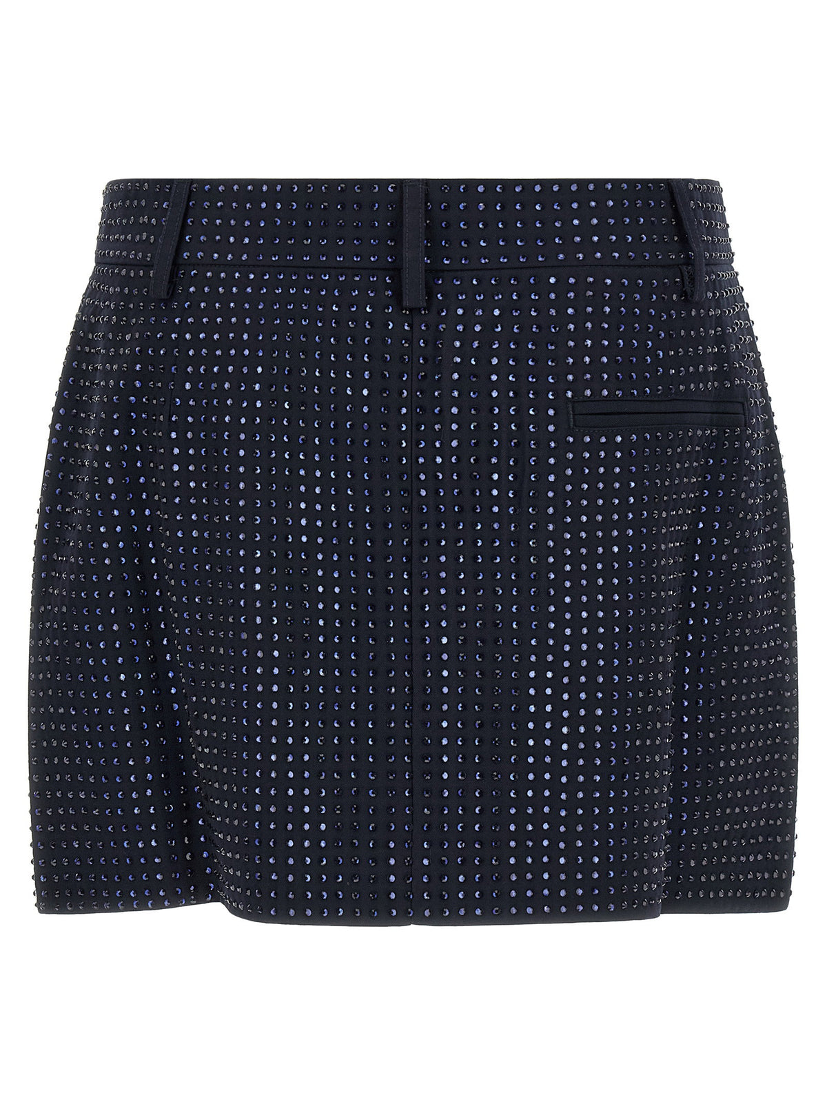 Pinko Soave Skirt With Rhinestones
