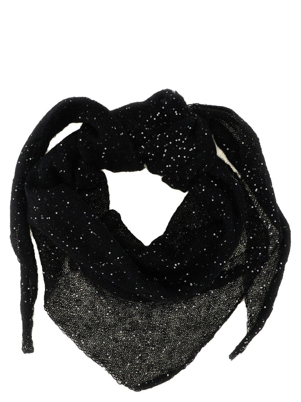 Nude Micro Sequin Scarf