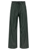 Nude Faux Leather Trousers