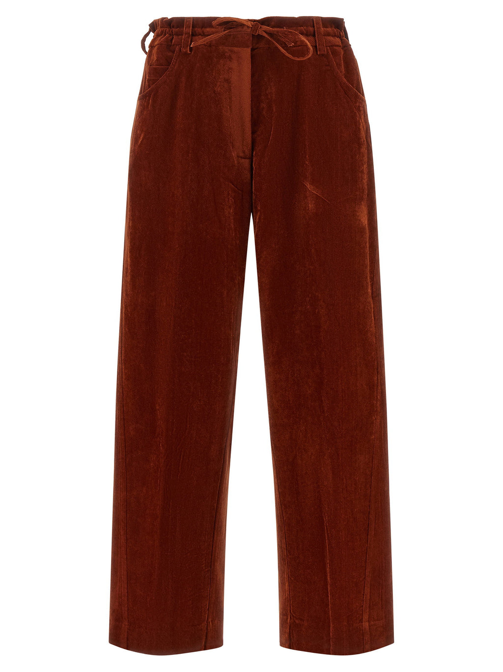 Nude Velvet Pants Nude