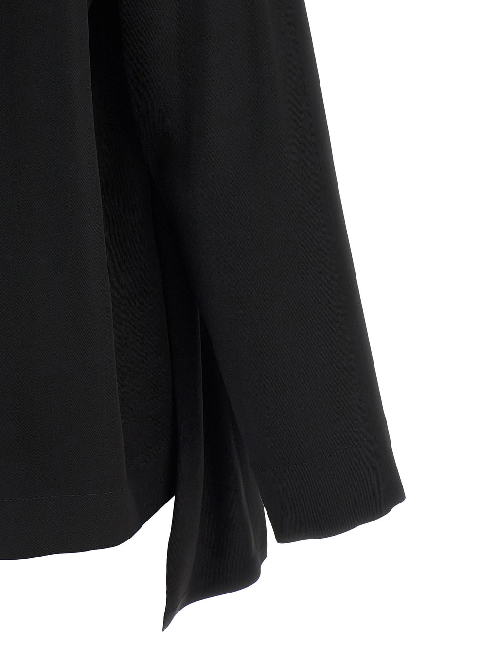 Nude Draped Panel Blouse