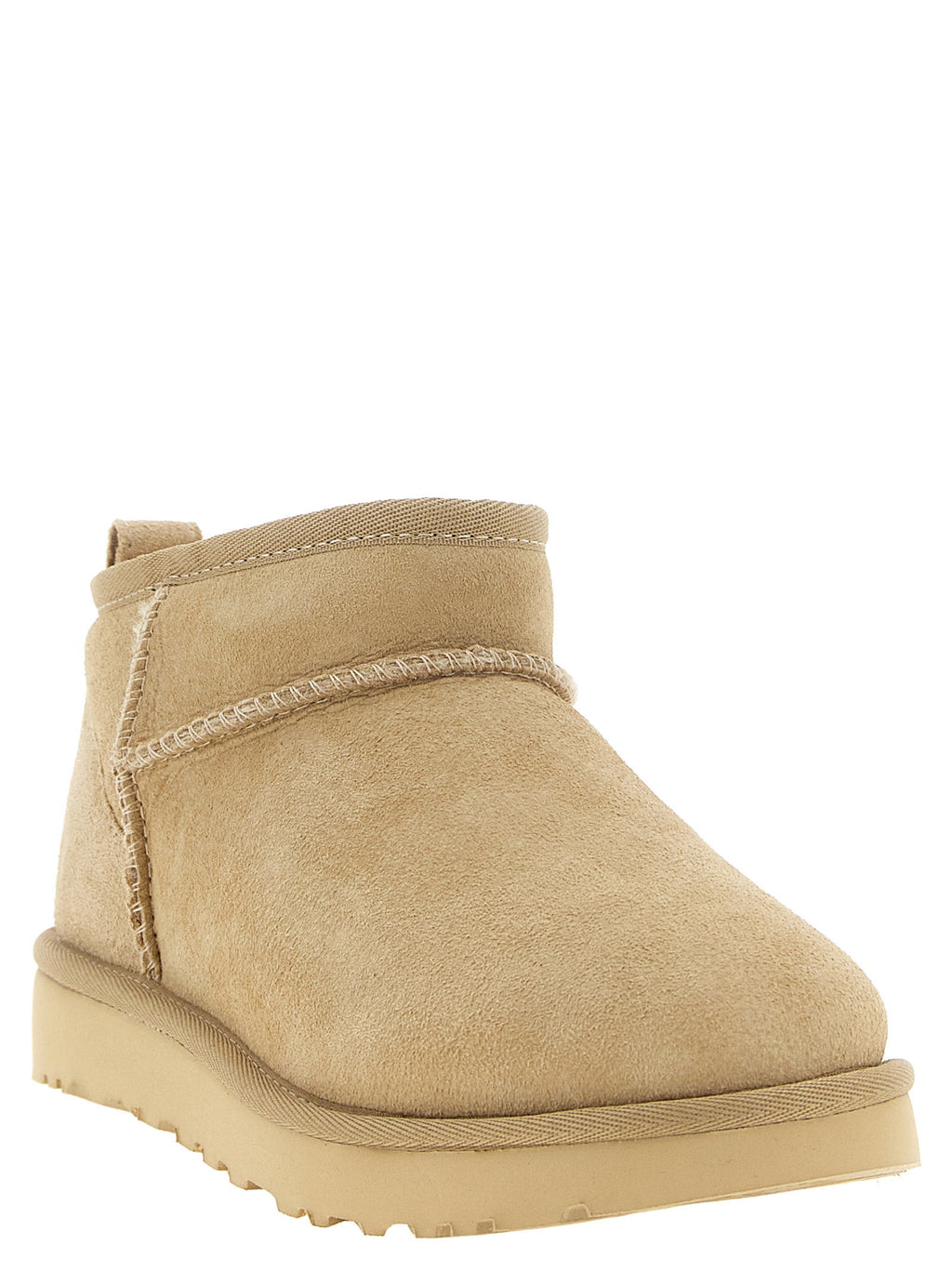 UGG Classic Ultra Mini Beige Ankle Boots UGG
