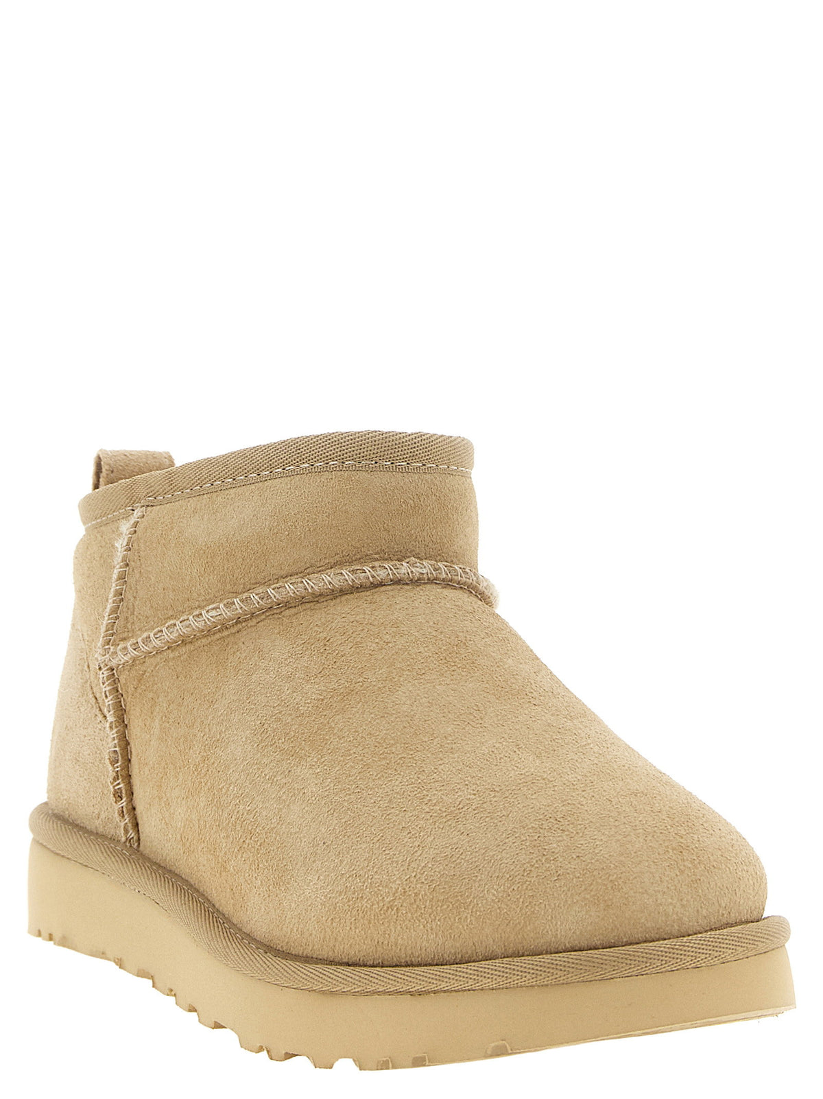 UGG Classic Ultra Mini Beige Ankle Boots UGG
