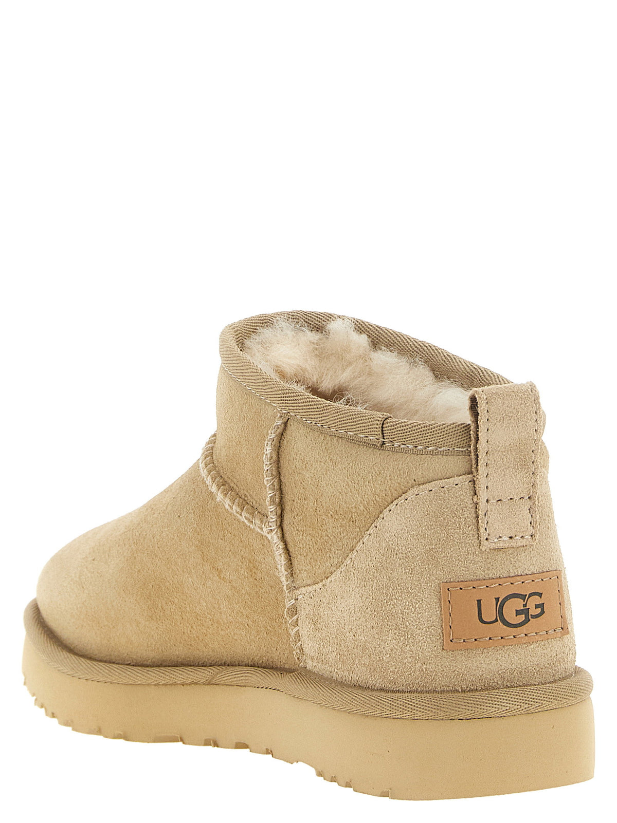 UGG Classic Ultra Mini Beige Ankle Boots UGG