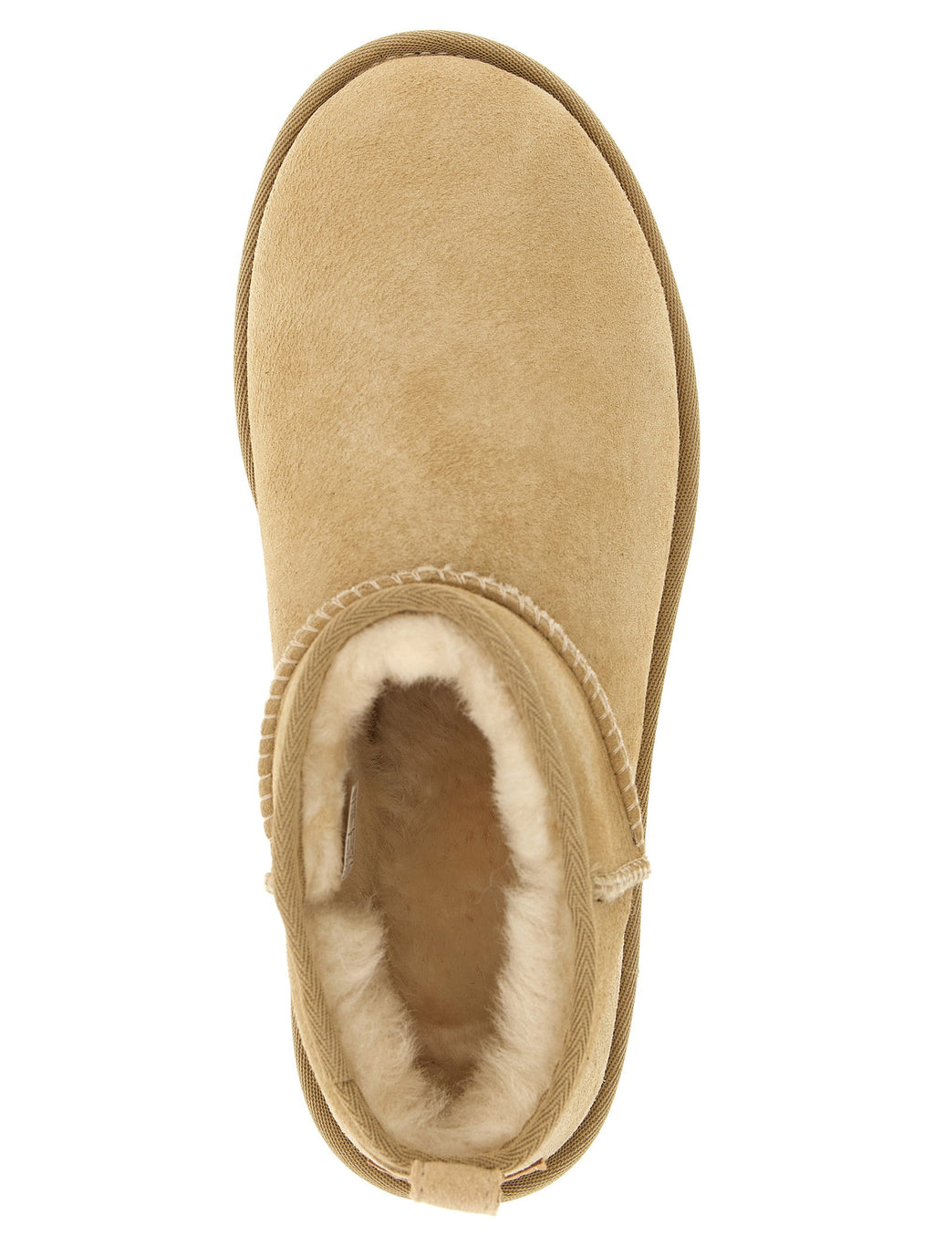 UGG Classic Ultra Mini Beige Ankle Boots UGG
