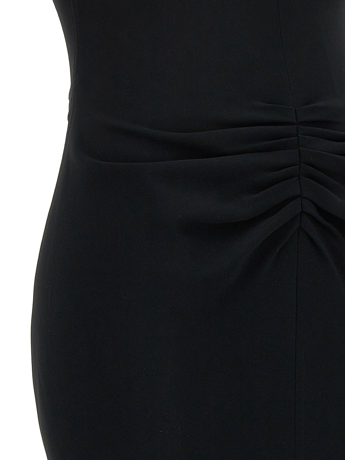 Victoria Beckham Gathered Waist Midi Dress