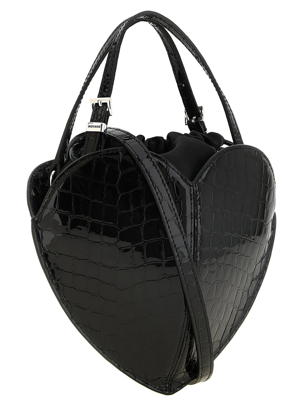 Rotate Birger Christensen Black The Heart Handbag Rotate Birger Christensen
