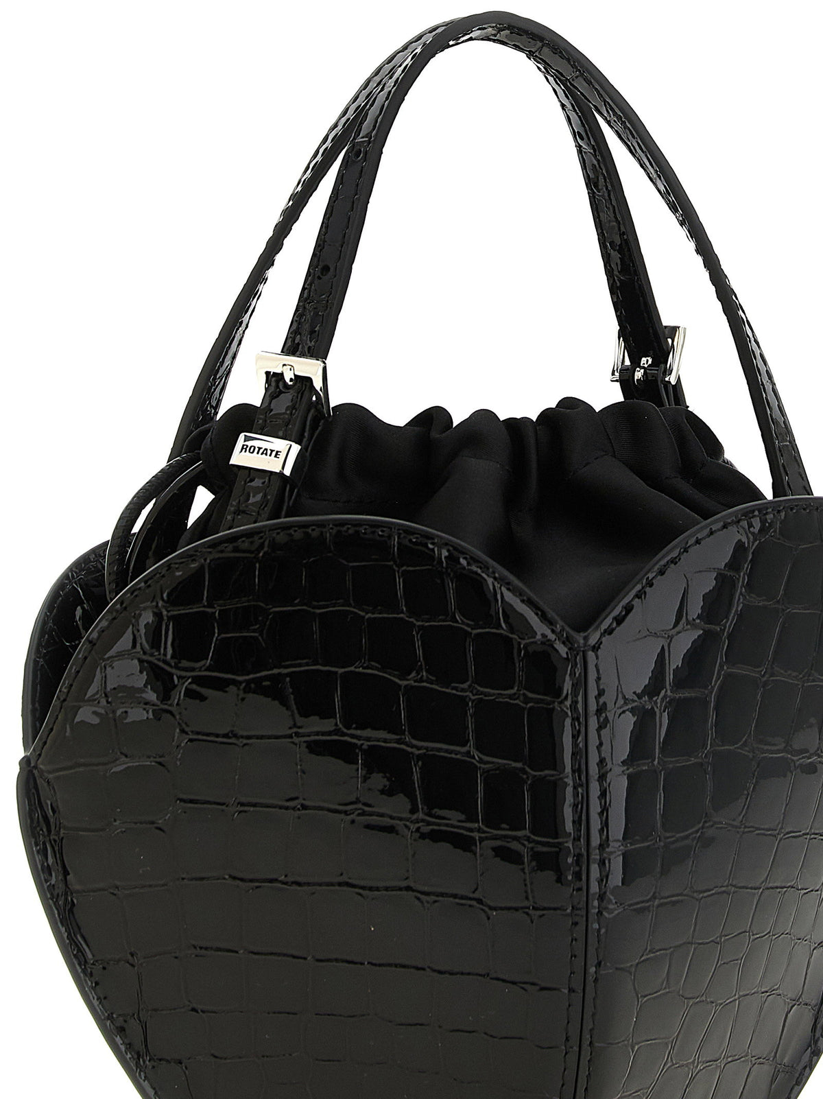 Rotate Birger Christensen Black The Heart Handbag Rotate Birger Christensen