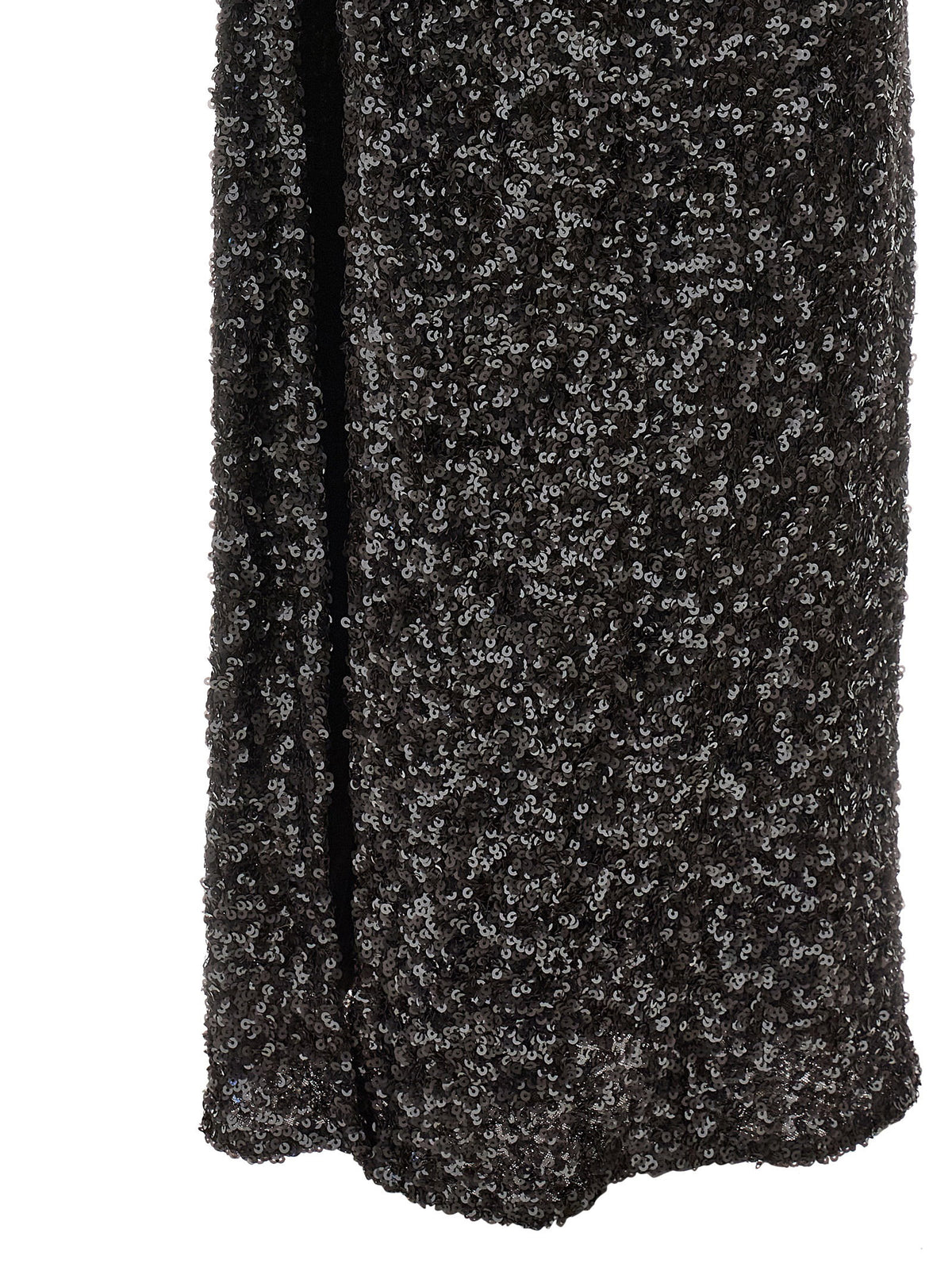 Rotate Birger Christensen Sequins Maxi Slit Dress