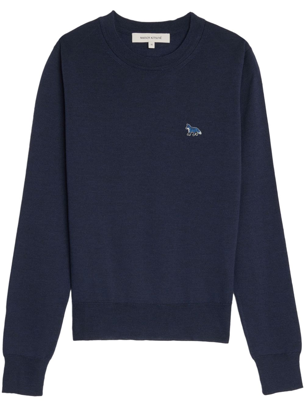 Maison Kitsuné W Baby Fox Patch Regular Jumper Maison Kitsuné