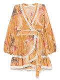 Zimmermann Ascension Ruffle Mini Dress Zimmermann
