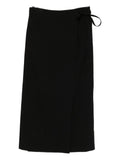 Dunst A-line shape Midi wrap skirt