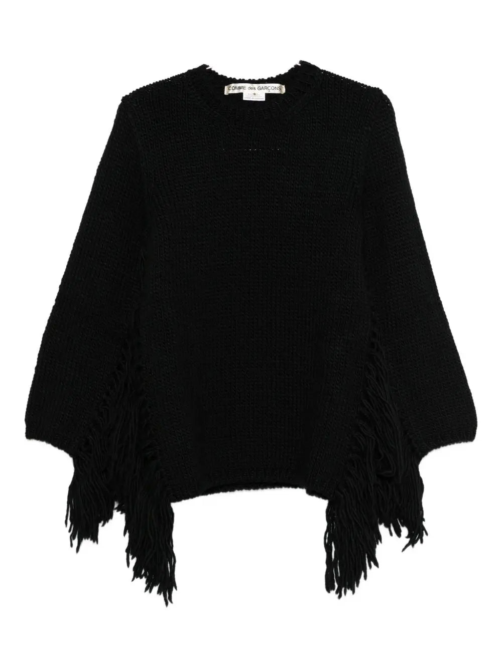 Comme Des Garcons Comme Des GarÃ§ons Fringed Wool Top Comme Des Garcons