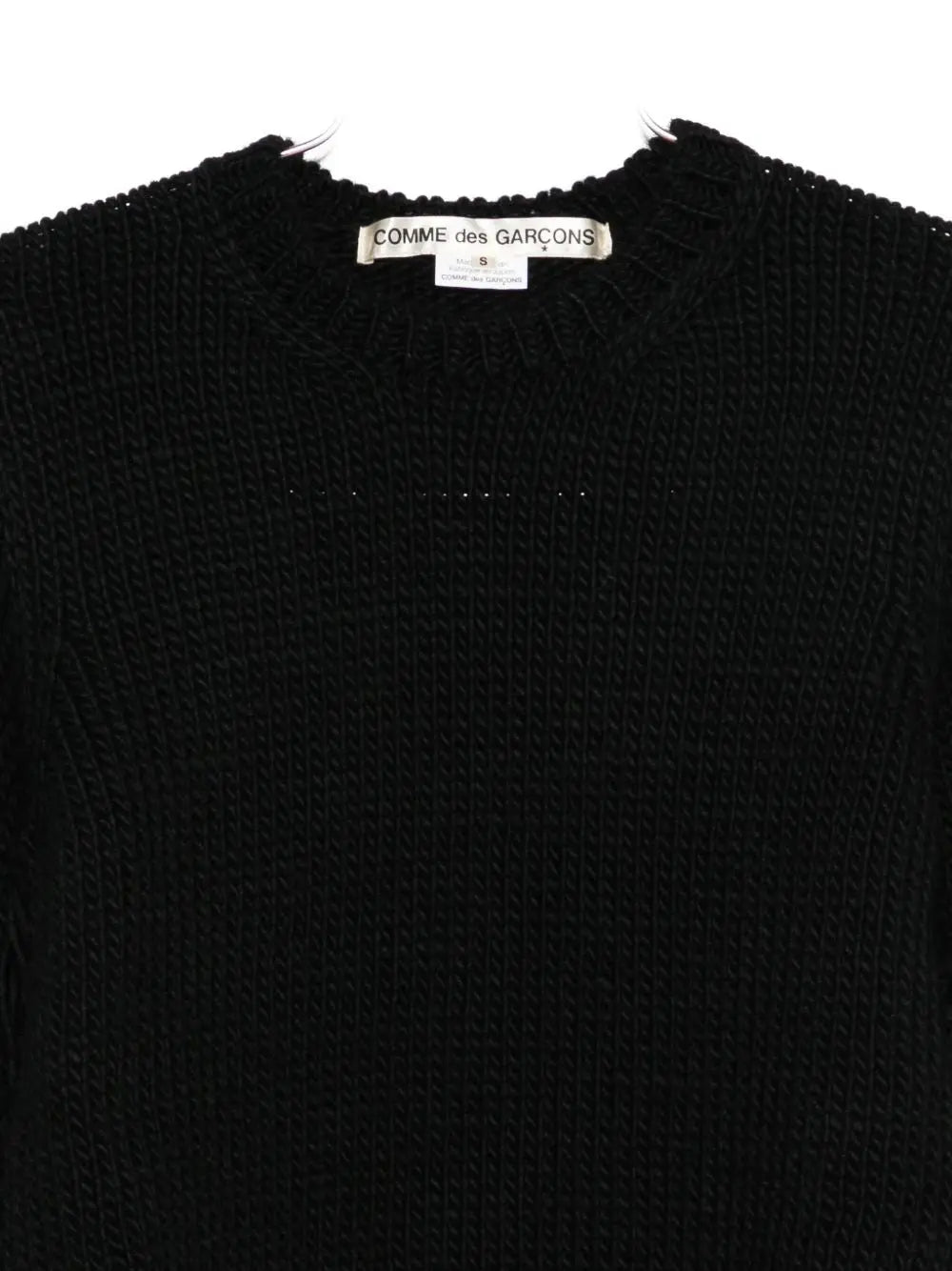 Comme Des Garcons Comme Des GarÃ§ons Fringed Wool Top Comme Des Garcons
