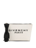 Givenchy Pouch In Canvas With Bow