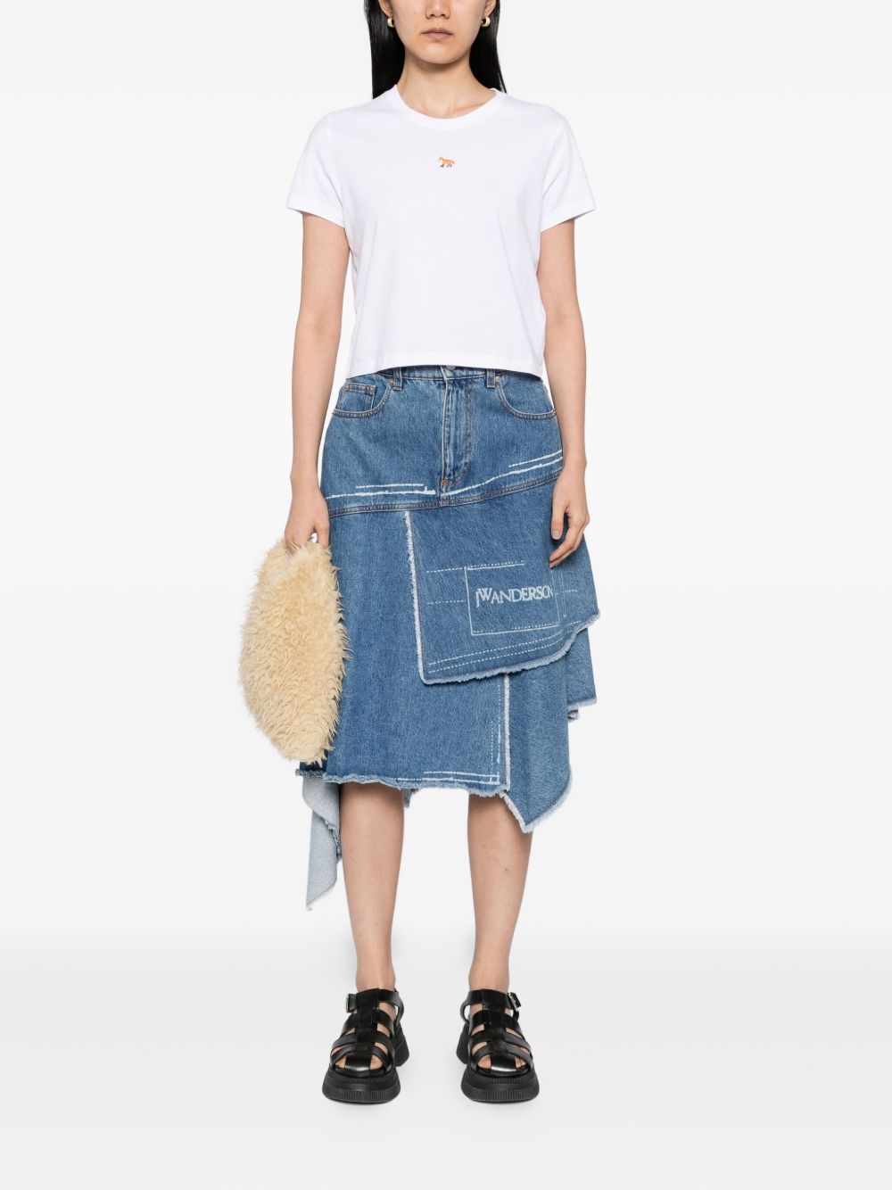 Maison Kitsuné Maison KitsunÃ© Baby Fox cotton t-shirt Maison Kitsuné