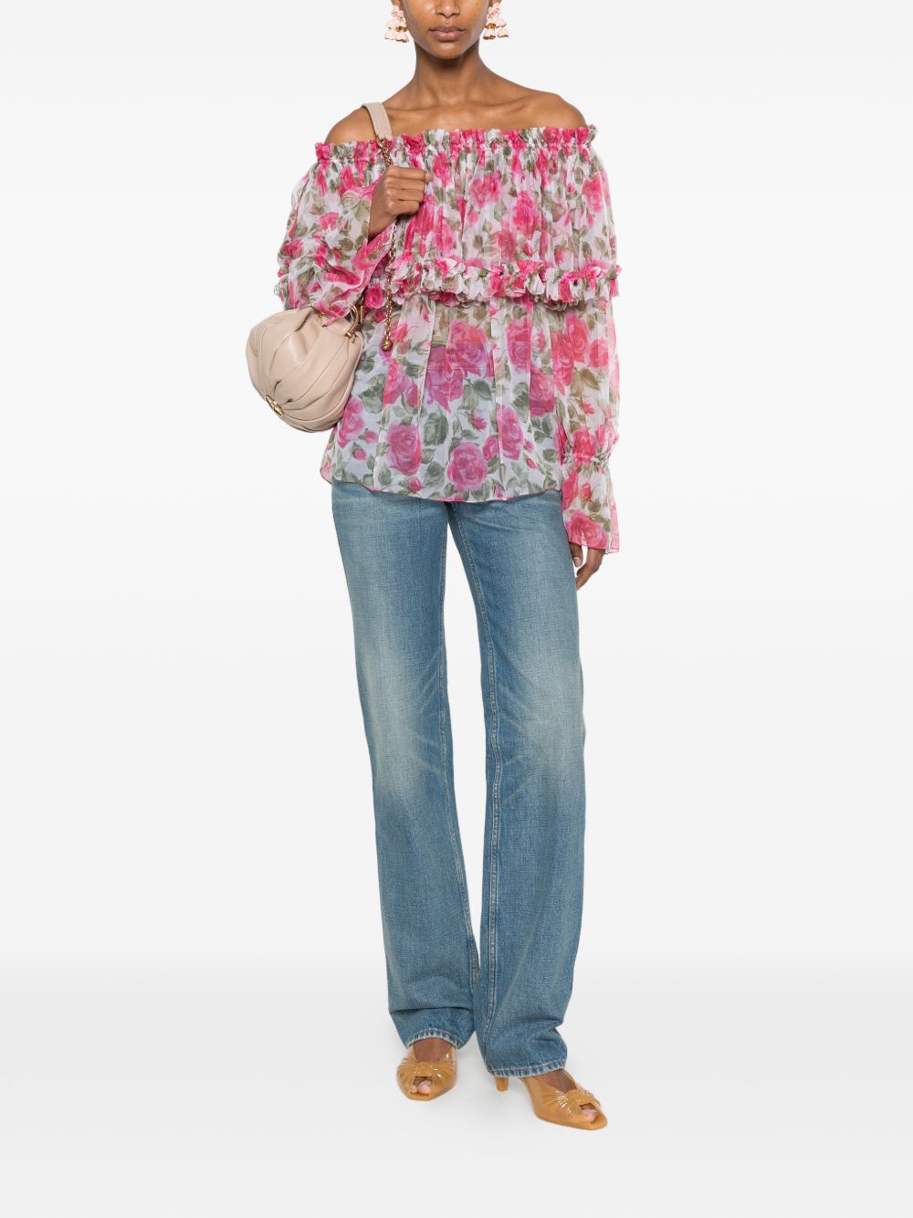 Chloé Printed silk blouse Chloé