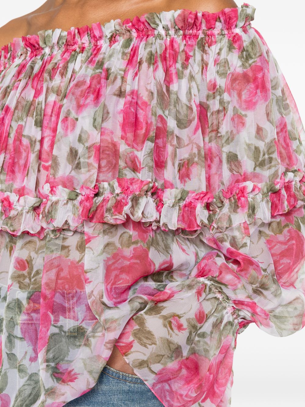 Chloé Printed silk blouse Chloé