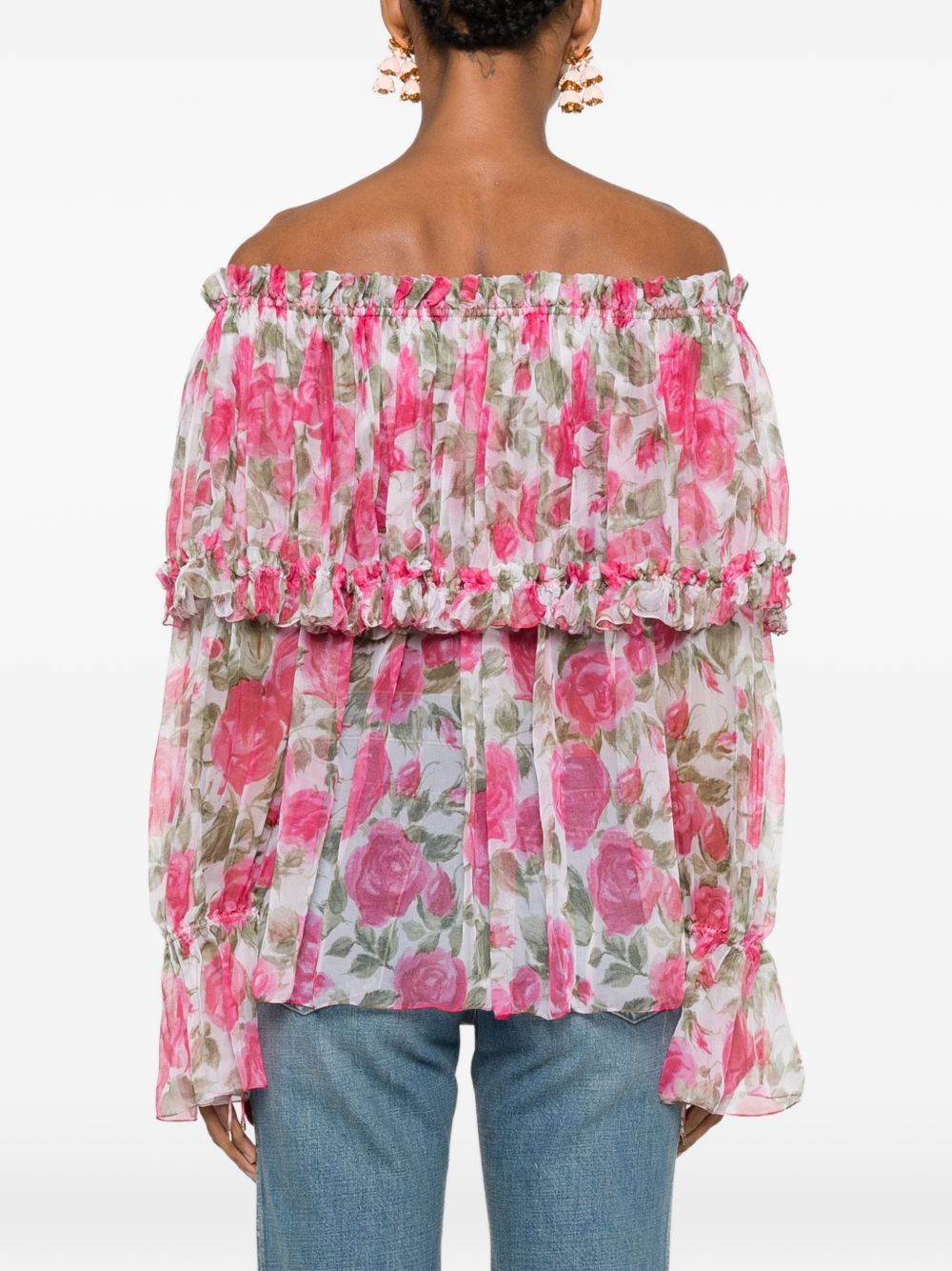 Chloé Printed silk blouse Chloé