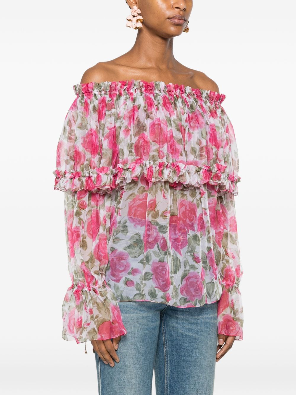 Chloé Printed silk blouse Chloé