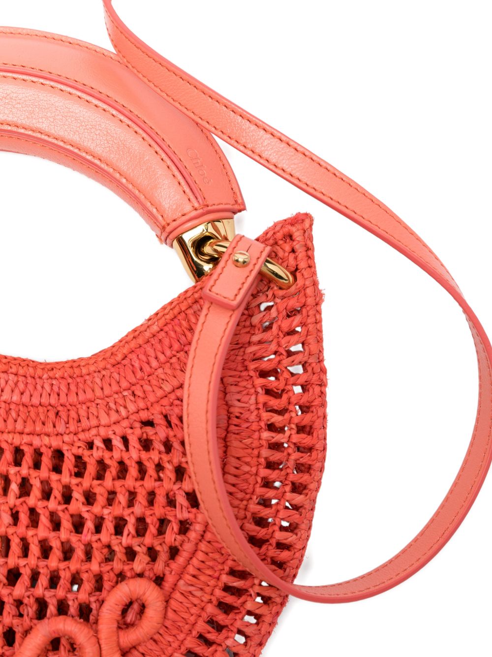 Chloé Summer Banana rafia mini hobo bag Chloé