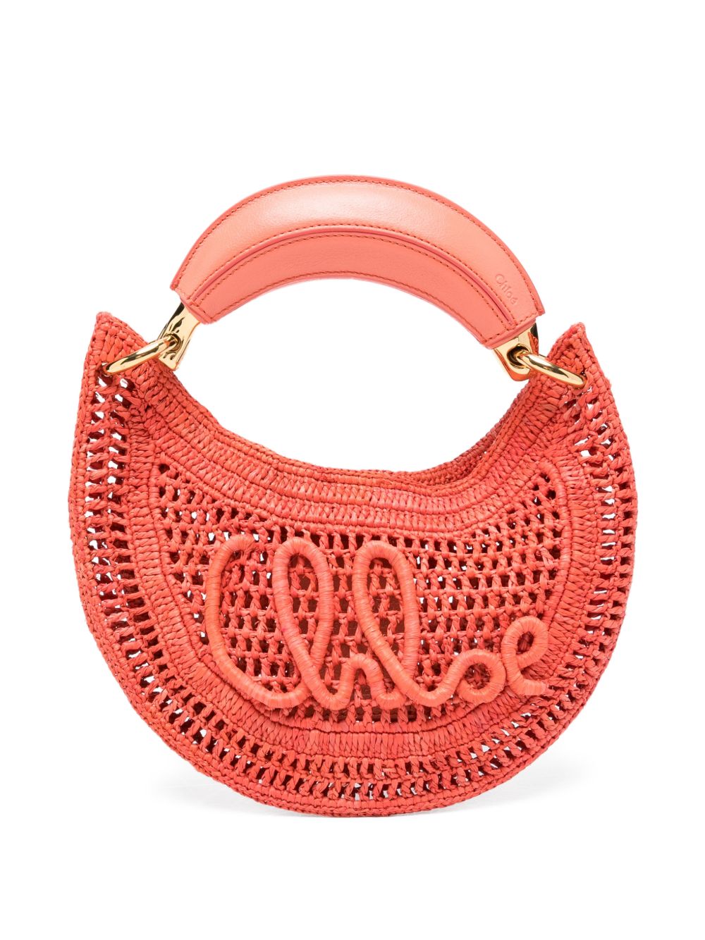 Chloé Summer Banana rafia mini hobo bag Chloé