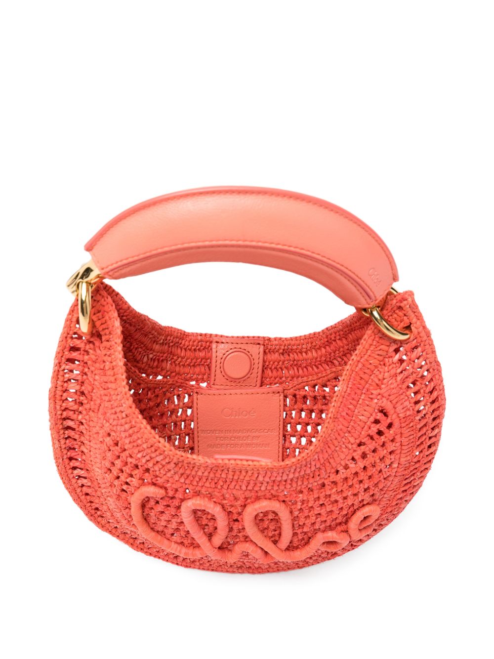 Chloé Summer Banana rafia mini hobo bag Chloé