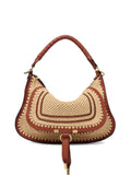 Chloé Marcie small rafia shoulder bag Chloé