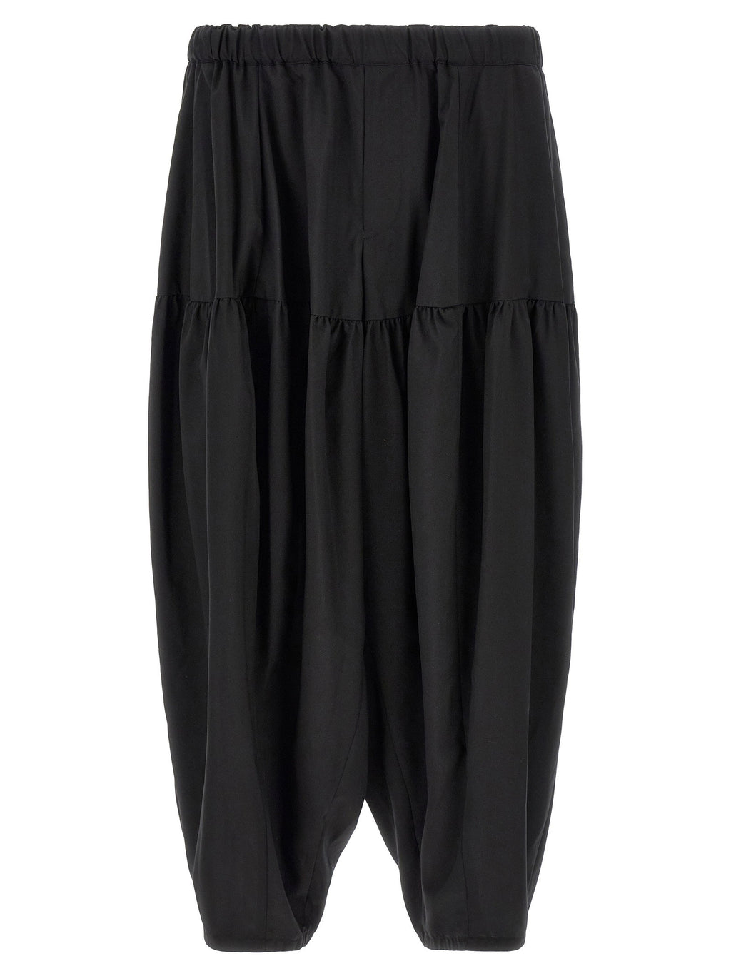 Comme Des Garcons Black Barrel Leg Pants