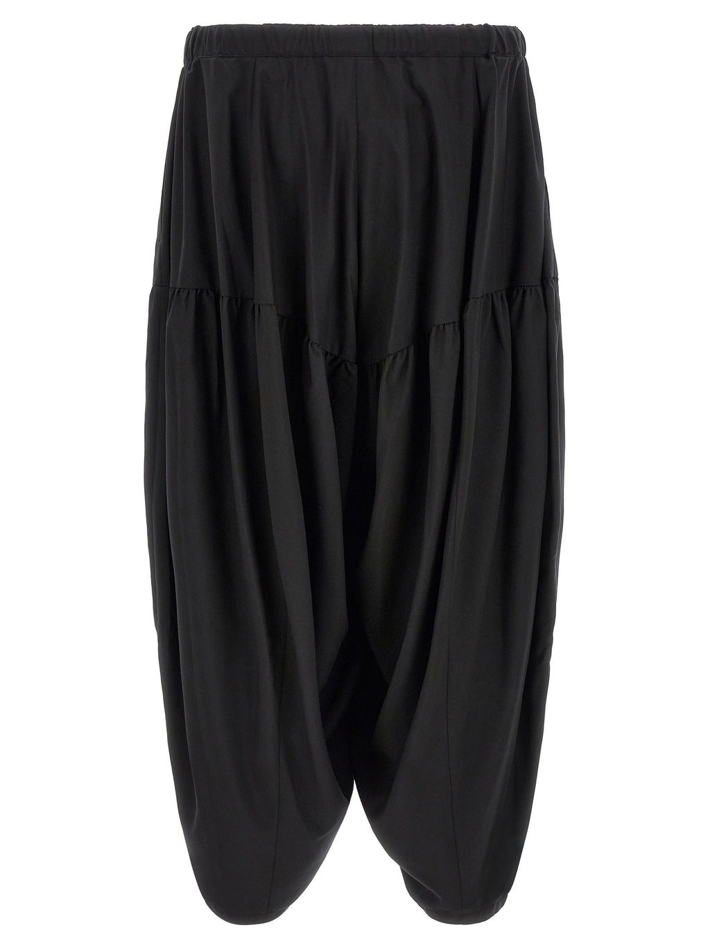 Comme Des Garcons Black Barrel Leg Pants
