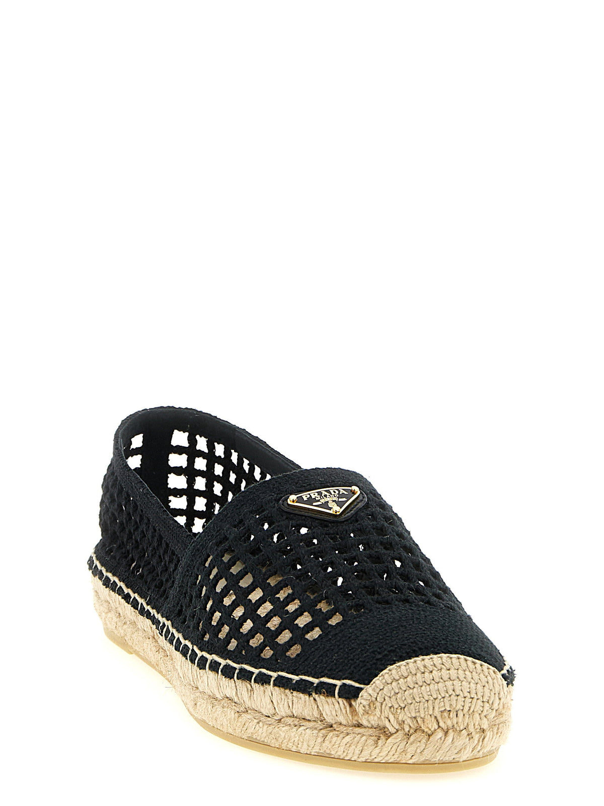 Prada Crochet Knitted Espadrilles