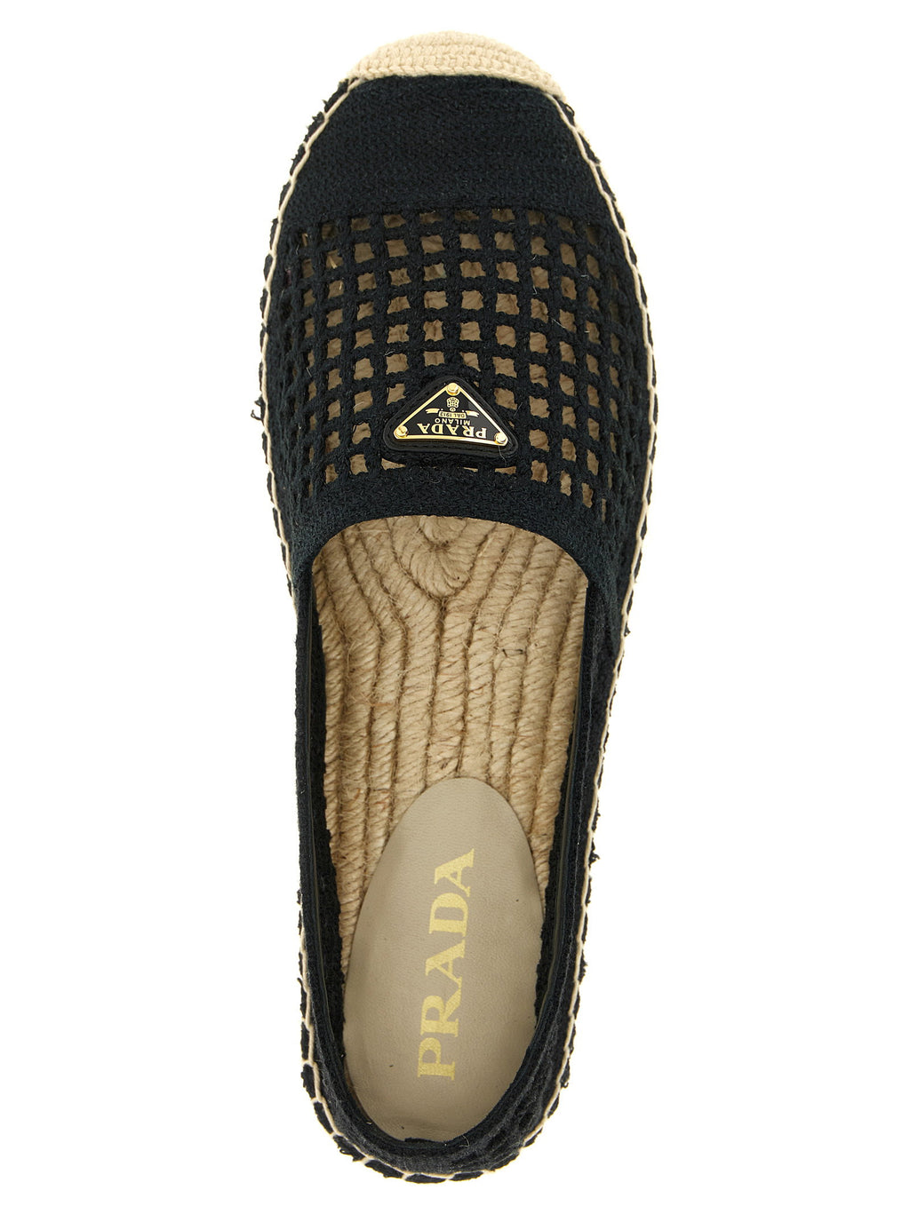 Prada Crochet Knitted Espadrilles