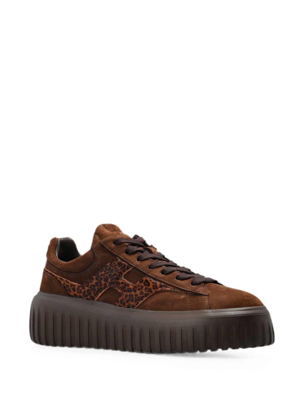 Hogan H-Stripes Leather Sneakers