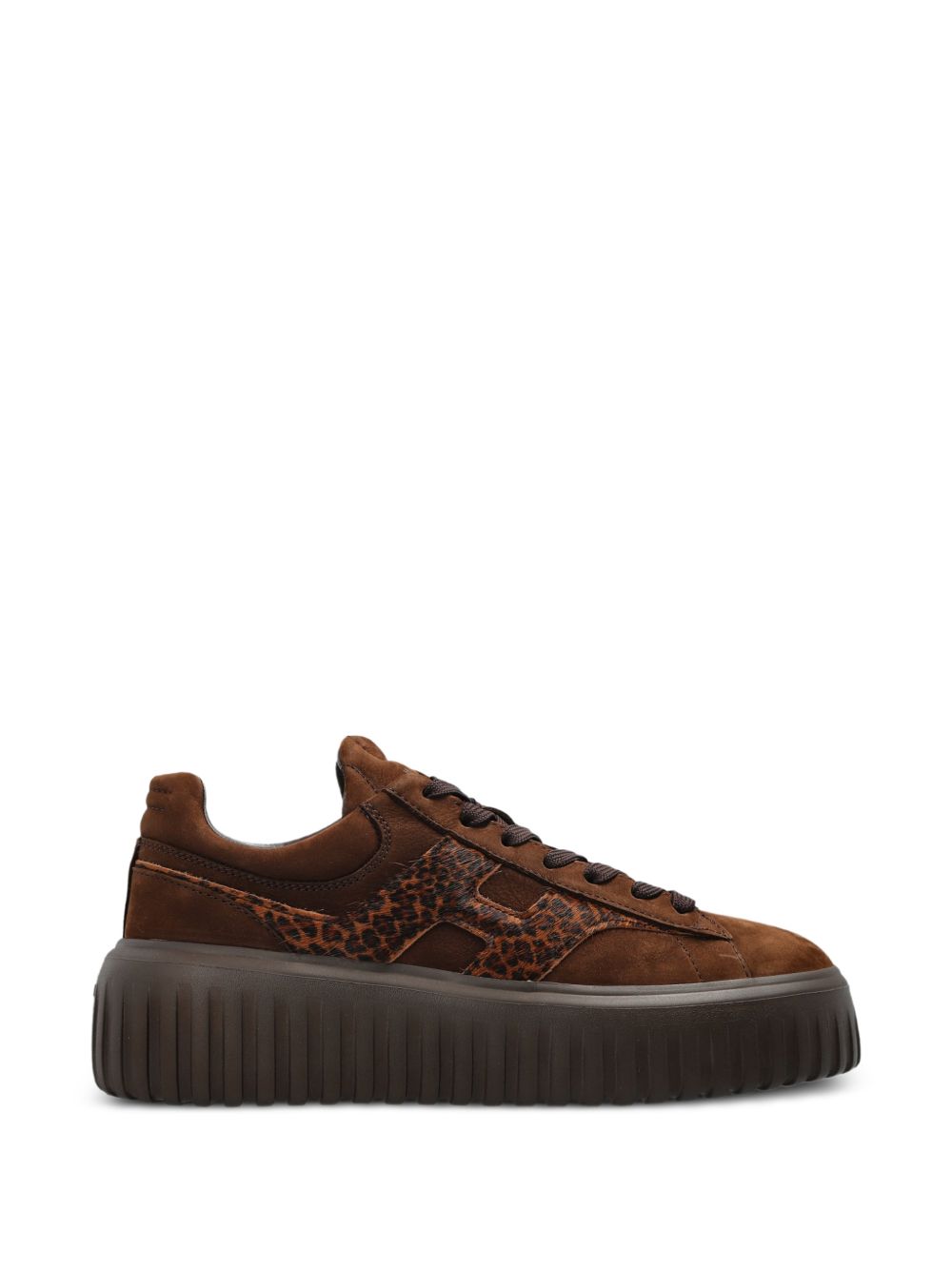 Hogan H-Stripes Leather Sneakers