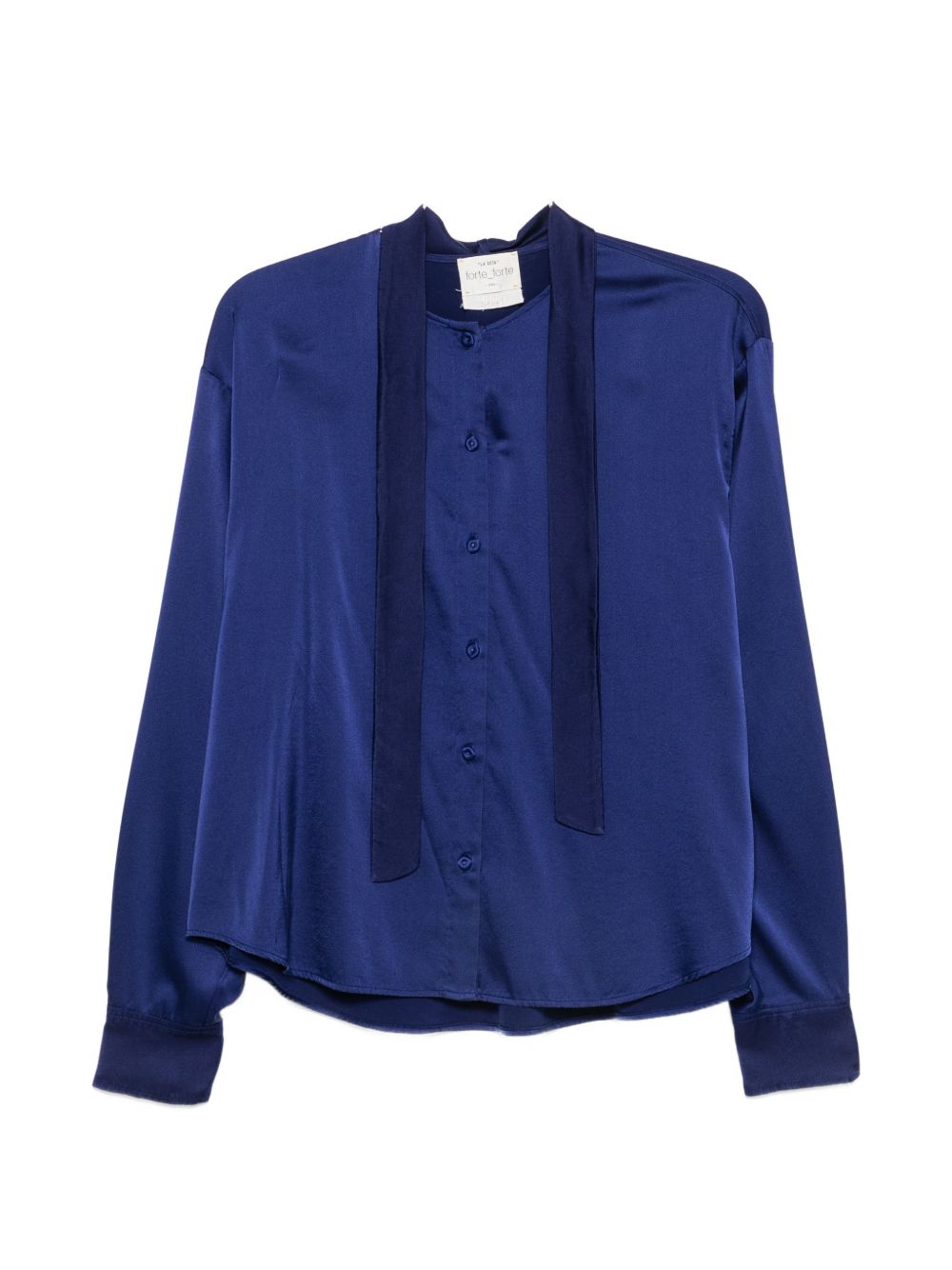 Forte Forte Silk bow-tie shirt Forte Forte