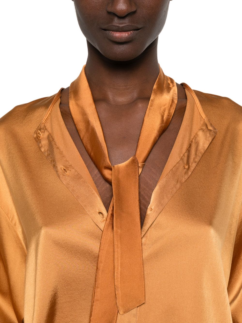 Forte Forte Silk bow-tie shirt Forte Forte
