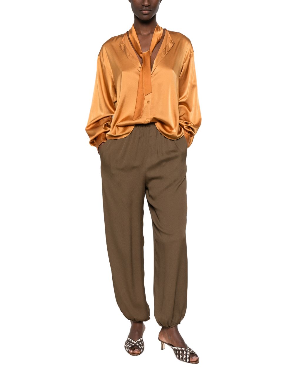 Forte Forte Silk bow-tie shirt Forte Forte