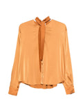 Forte Forte Silk bow-tie shirt Forte Forte