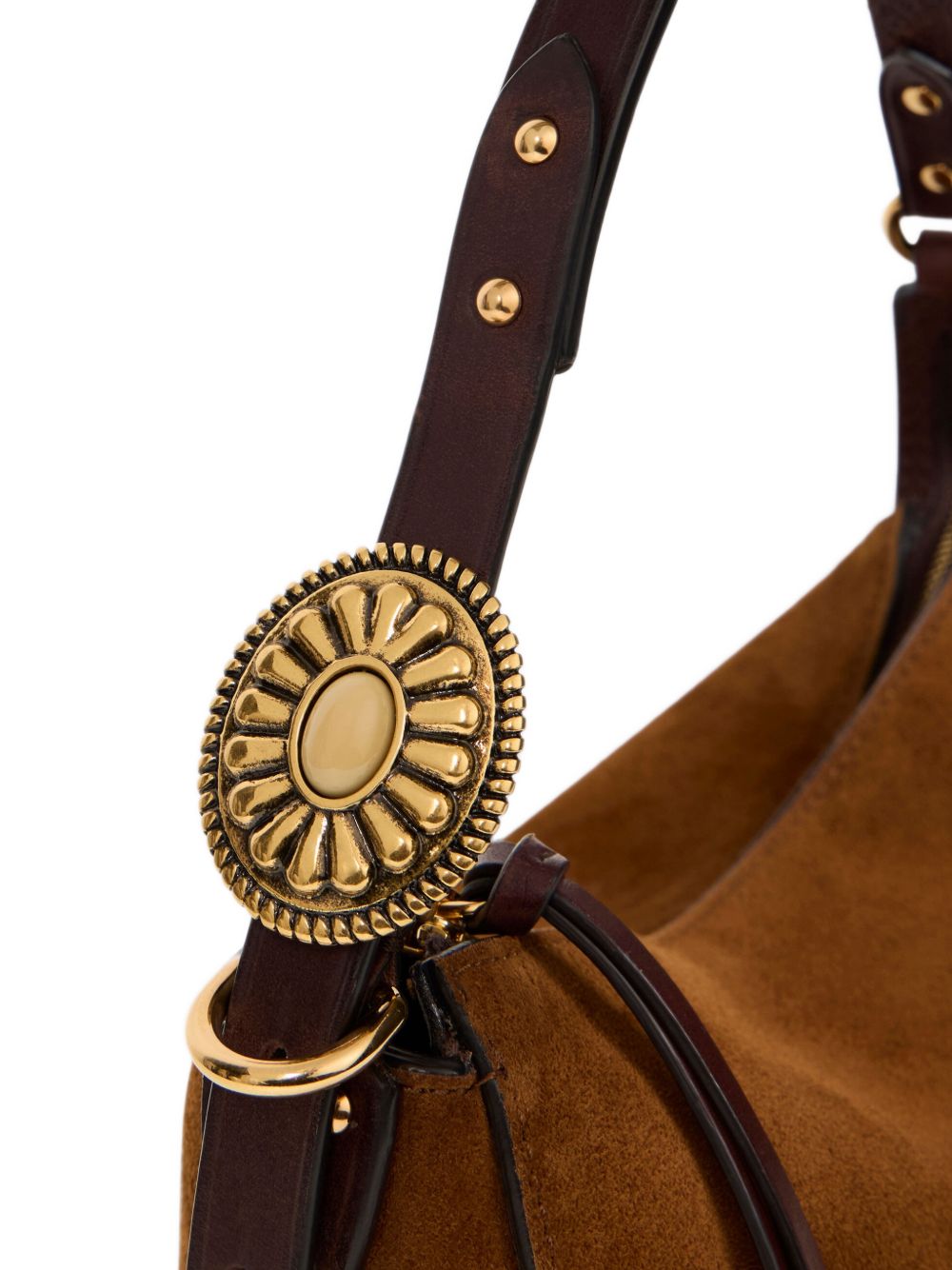 Etro Rosette Small Suede Bag