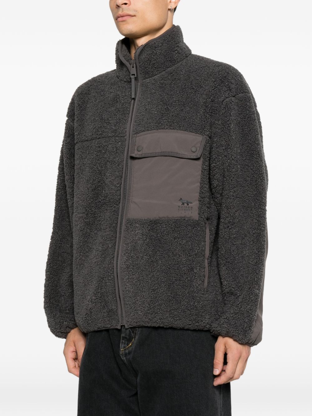 Maison Kitsuné MAISON KITSUNE' Coats DARK GREY
