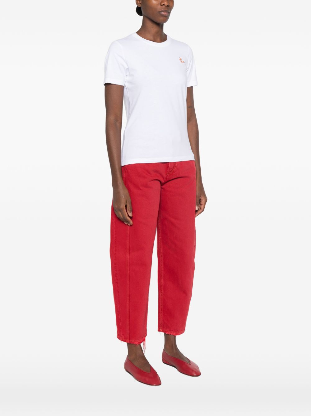 Maison Kitsuné MAISON KITSUNE' T-shirts and Polos WHITE Maison Kitsuné