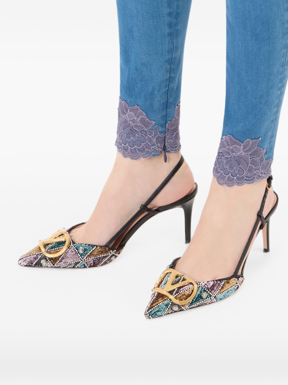 Valentino Garavani With Heel BLACK Valentino Garavani