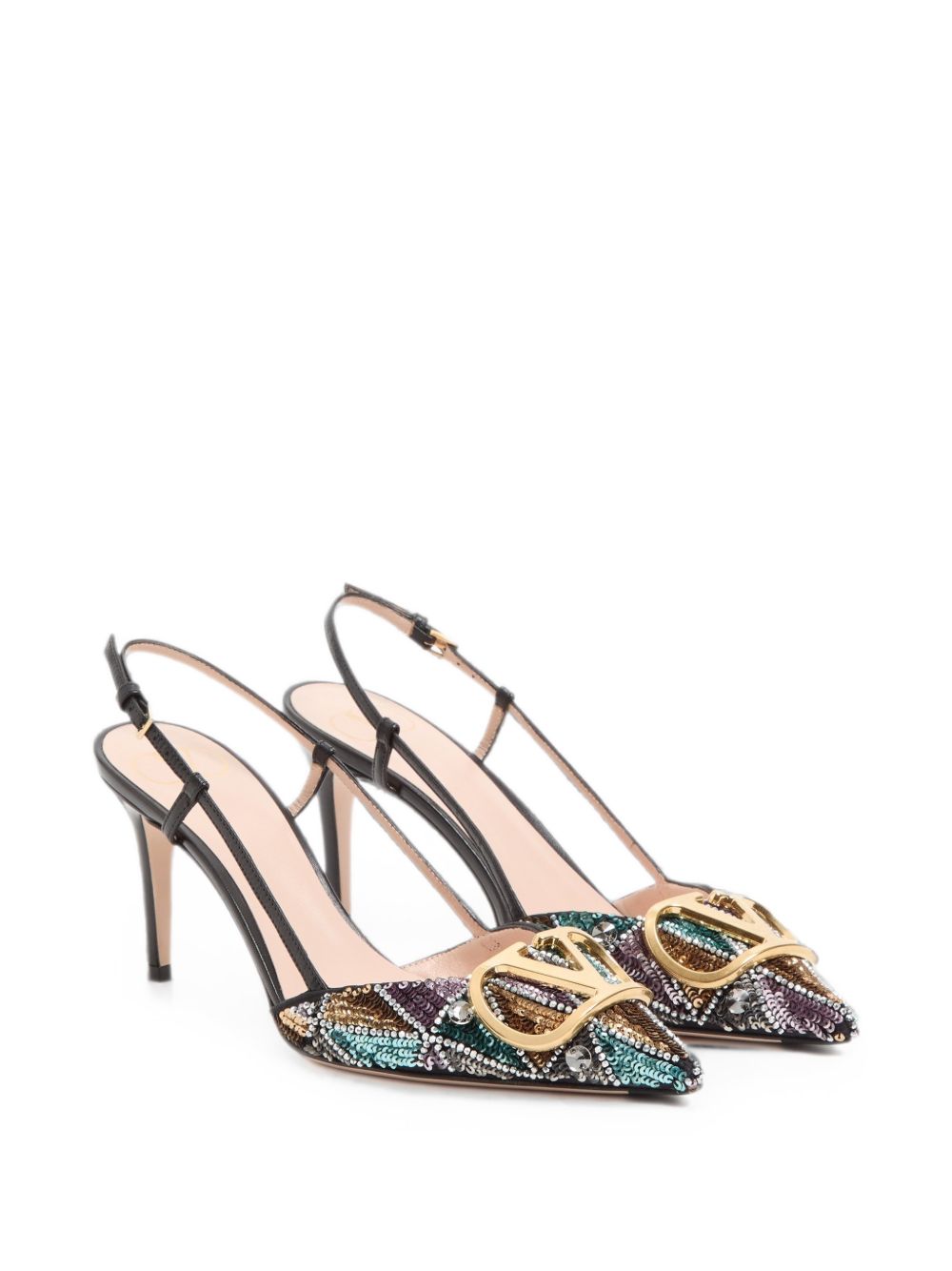 Valentino Garavani With Heel BLACK Valentino Garavani