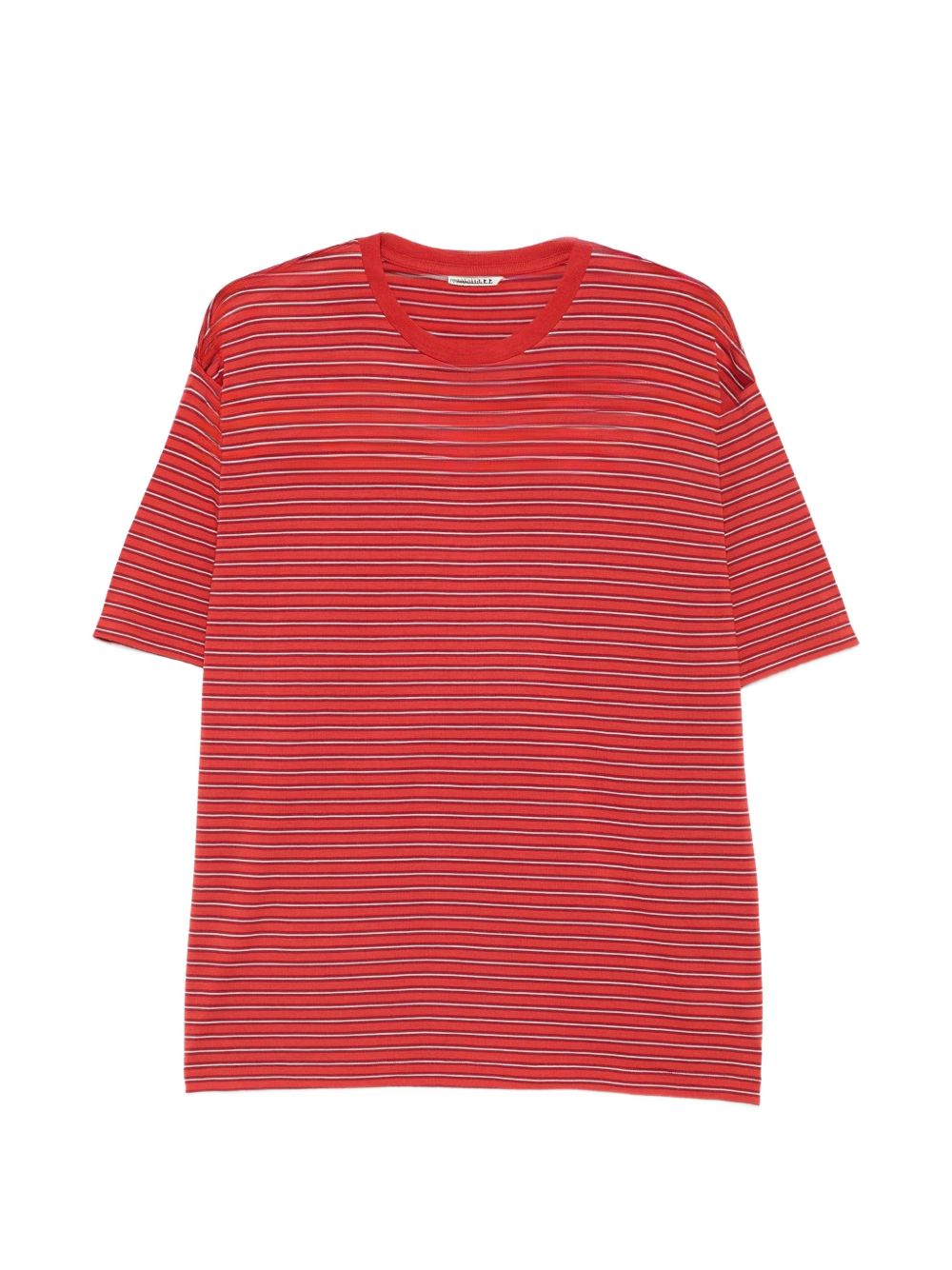 Auralee Wool striped t-shirt Auralee