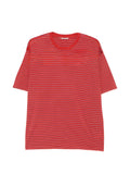 Auralee Wool striped t-shirt Auralee